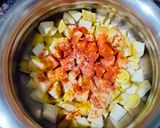 A picture of step 2 of Hing wala Mango pickle (without oil).