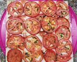 Foto del paso 5 de la receta: 🍅🌿🧀 Sándwich de miga caprese - Tomate, pesto de albahaca y queso 🧀🌿🍅