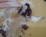 Foto langkah ke 3 dari resep Mochi Ubi Ungu Isi Wafer Cokelat.