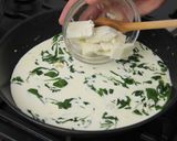 Spenótos-kéksajtos penne recept fázis 8 fotója