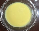 A picture of step 7 of Vanilla Fruit Custard.