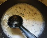 A picture of step 5 of Peanut Kadhi.