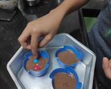 A picture of step 3 of Wheat choco lava.