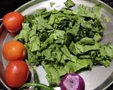 Goan style spinach recipe step 1 photo