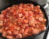 Foto del paso 7 de la receta: Pasta de salchichas y base de tomate