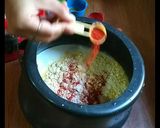 A picture of step 5 of Kadhi pakoda.