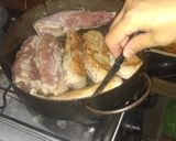 Foto del paso 2 de la receta: Solomillo de chancho a la crema en disco de arado c/ batatas