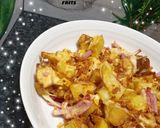 Une image de l'étape 6 de Pommes de terre en cubes au cheddar mozzarella #octobre #airfryer.