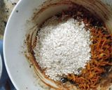 A picture of step 5 of Sheila's Spicy Bean Burgers.
