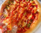 Hình bước làm 5 của món Bánh pizza