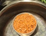 A picture of step 1 of Methi Masoor ki Dal.