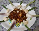 A picture of step 7 of Gobhi Manchurian Chinese style.