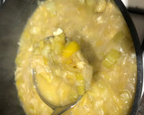 Foto del paso 7 de la receta: Crema de puerros y calabacín con crujiente de jamón