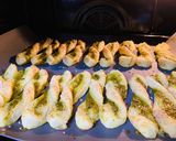 Bazsalikomos pestos csavart recept fázis 3 fotója