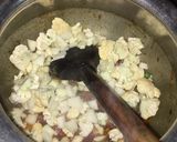 A picture of step 6 of Achari Sabzi.