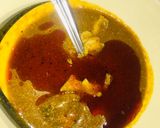 A picture of step 2 of Dried Okra soup.