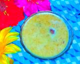A picture of step 3 of Papaya kheer from the kitchen of my grandmother.