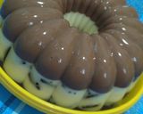 Foto langkah ke 8 dari resep Puding coklat oreo.