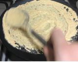 A picture of step 5 of Moong dal instant Dosa-Pesarattu Dosa.