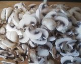 Pas rețetă Ciulama de ciuperci champignon cu mămăligă 2 fotografie