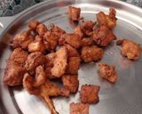 A picture of step 3 of Crispy Chicken 65.