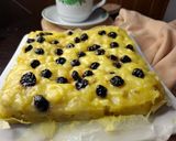 Foto langkah ke 7 dari resep Kue Pisang Kukus Blue Berry.