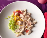 Foto del paso 6 de la receta: Ensalada fresquita de pollo asado,tomate y huevo. Aliño de Vidalim Kids 😋😋😋