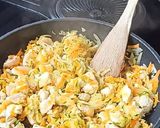 Une image de l'étape 2 de Mini pastillas de poulet courgettes et carottes.