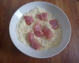 Sajtos borzas pulykafalatok recept fázis 2 fotója