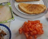 A picture of step 2 of Guacamole and Smoked Cod Toast.