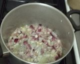 A picture of step 1 of Mchicha with milk #vegetablecontest.