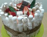 صورة لخطوة 7 من وصفة طورطة المرانغ والفراولة 🍓🍓🍓