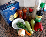 Foto del paso 1 de la receta: Tallarines con verduras, soja y aceto balsámico!