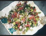 A picture of step 4 of Chatkhara Salad.