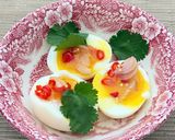 A picture of step 5 of Soft boiled egg Thai spicy salad (Yum Kai Tom).