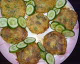 A picture of step 4 of Shaami kabab.