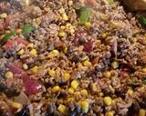 A picture of step 5 of Dirty Rice (Mexican Style).