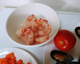 Foto del paso 1 de la receta: Arroz meloso y caldoso de gambón y mejillones