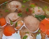 Foto langkah ke 5 dari resep SOP udang +baso simple (bahan tabur).