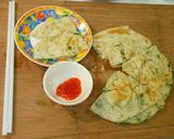 Foto langkah ke 11 dari resep Pancake daun bawang (Cong you ping).