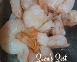 A picture of step 1 of Tiger Prawns Roast.