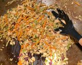 A picture of step 4 of Egg-roll in a bowl.