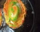 Tri colour drifruit stuffed kajjikaya recipe step 9 photo