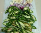 Foto langkah ke 1 dari resep Lodeh Jipang Tempe Teri Cabe Hijau.
