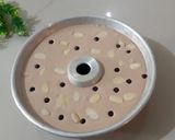 Foto langkah ke 6 dari resep Bolu Cokelat Putih Telur metode ALL IN ONE.