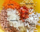 Hình bước làm 1 của món Pizza