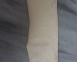 A picture of step 6 of Alferedo chicken bread.