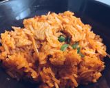 รูปขั้นตอนการทำที่ 15 ของ ข้าวหน้าไก่ผัดกิมจิ