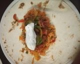 A picture of step 6 of Mexican Burritos.
