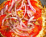 Foto del paso 3 de la receta: Pizza crujiente con base de avena 🍕